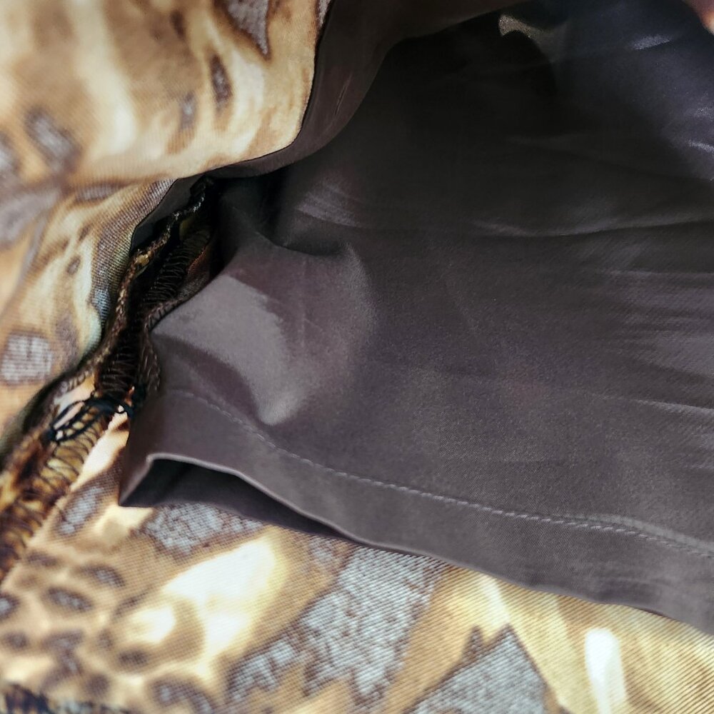 Cach Layered Animal Print Flower Pattern Mini Ski… - image 5